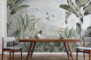 Wall Mural Design Enchanted Castle, Jungle Animals I artwallzparis.com