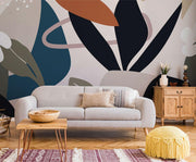 Dutch Abstract Garden Wall Mural