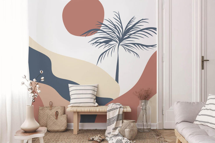 Tropical Clay Desert Wall Mural