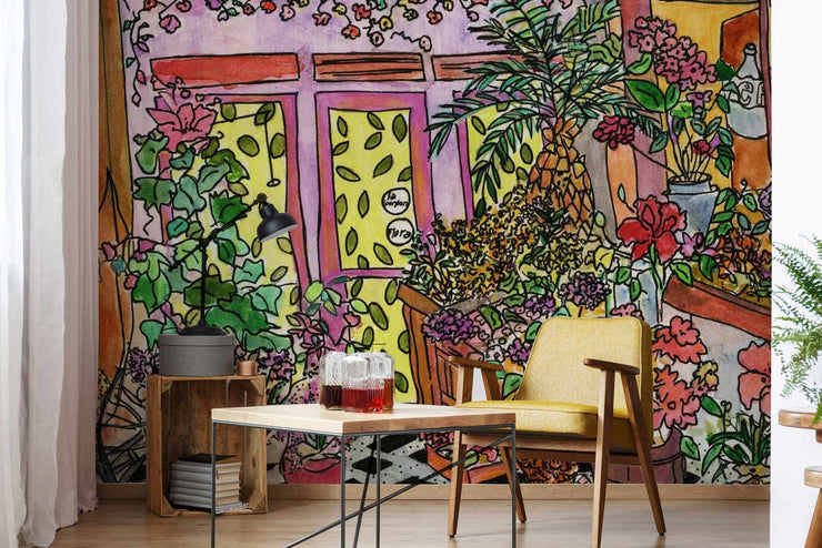 "flowers" Wall Mural