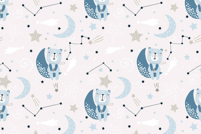 Cosmic Bear Wallpaper Mural