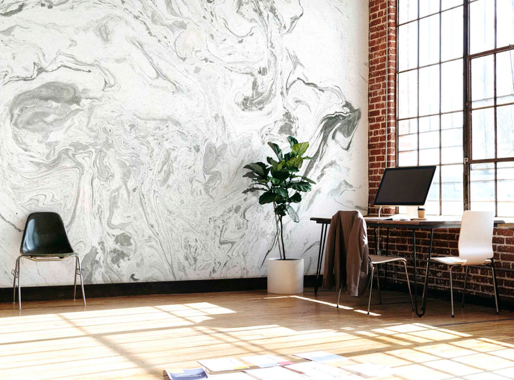 Minimal Marbleized II Wall Mural