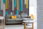 Multicoloured Planks Wallpaper Mural-Patterns-Eazywallz