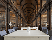 Trinity College Library Wall Mural-Vintage-Eazywallz