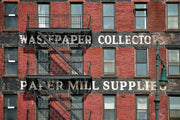 Vintage Red Brick Building Wall Mural-Vintage-Eazywallz